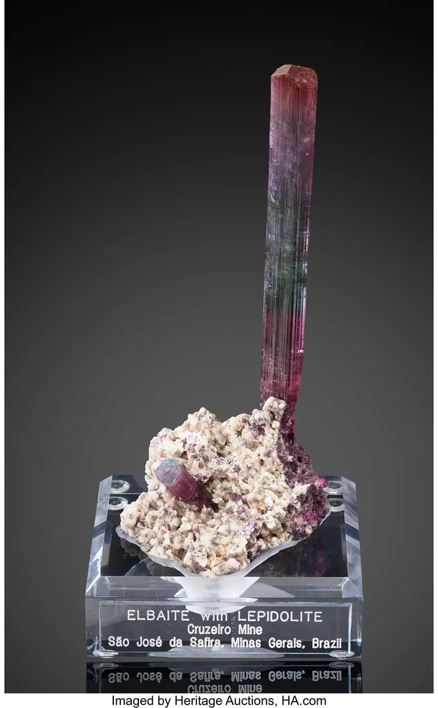Tourmaline (Elbaite) with Lepidolite image