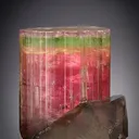 Tourmaline (Elbaite) with Smoky Quartz - image 1