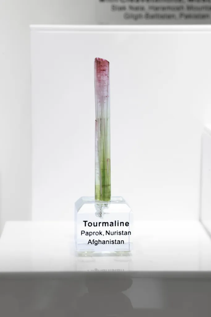 Tourmaline from Afghanistan, Nuristan, Kamdesh District, Paprok image