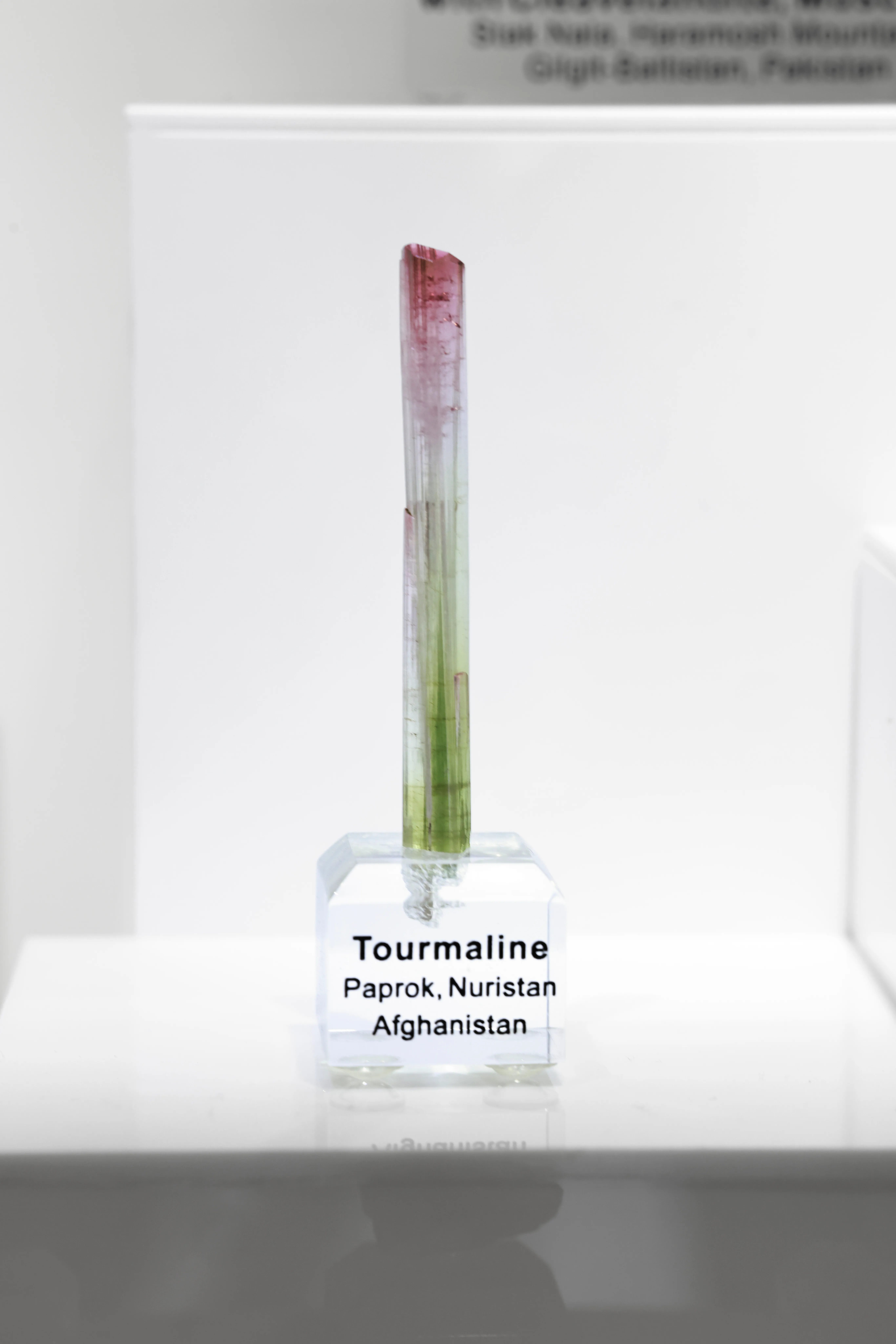 Tourmaline from Afghanistan, Nuristan, Kamdesh District, Paprok - image 1