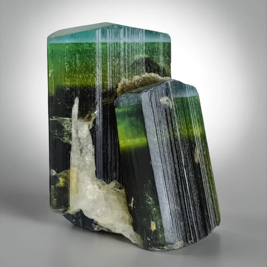Tourmaline from Afghanistan, Nuristan, Paprok, Nouristan, Afghanistan, Paprock image