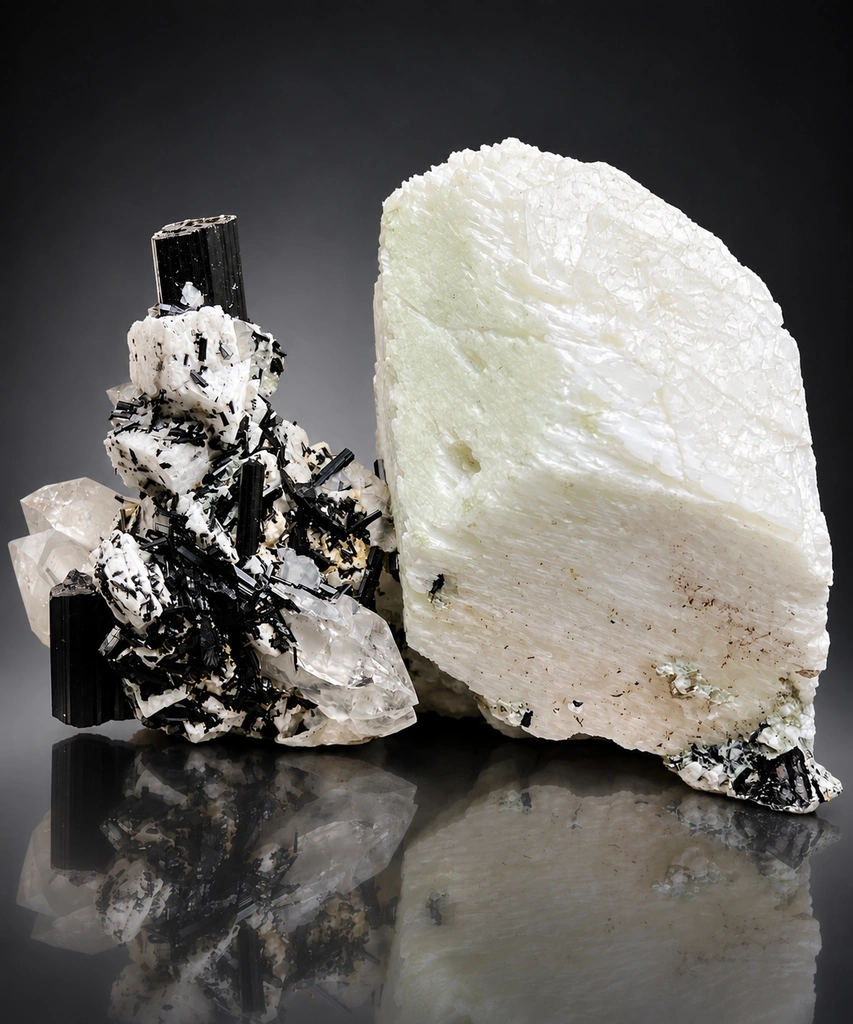 Tourmaline from Alchuri, Shigar Valley, Shigar District, Gilgit-Baltistan, Pakistan image
