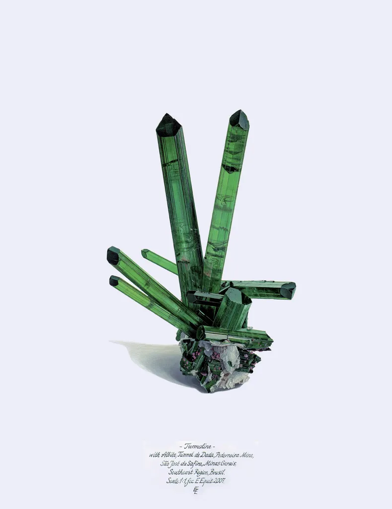 Tourmaline from Brazil, Minas Gerais, São José da Safira, Pederneira mine image
