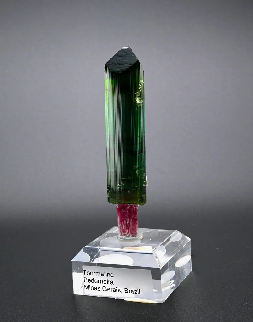 Tourmaline from Brazil, Minas Gerais, São José da Safira, Pederneira mine, Rocket Pocket - image 2