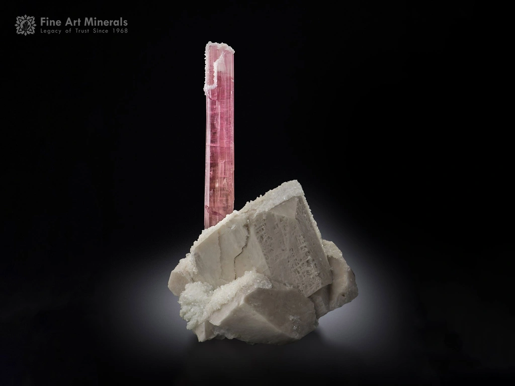 Tourmaline from Pachigram pegmatite field, Nuristan, Afghanistan image