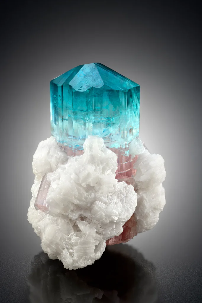 Tourmaline from Pachigram pegmatite field, Nuristan, Afghanistan image