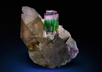 Tourmaline from Parun pegmatite field, Nuristan, Afghanistan image