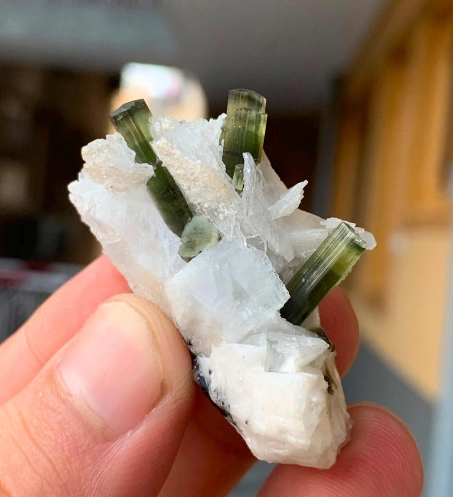 Tourmaline from Stak Nala, Haramosh Mts., Roundu District, Gilgit-Baltistan, Pakistan image