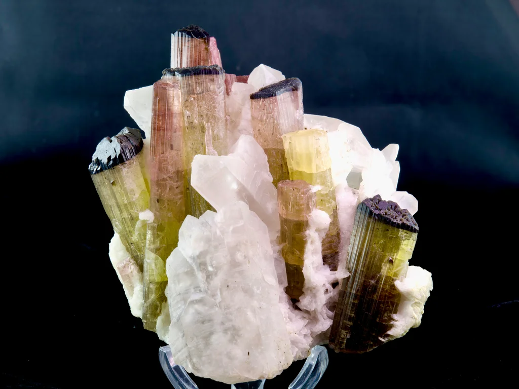 Tourmaline from Transbaikal, Sibera, Malkhan pegmatite field, Zabaykalsky Krai, Russia image