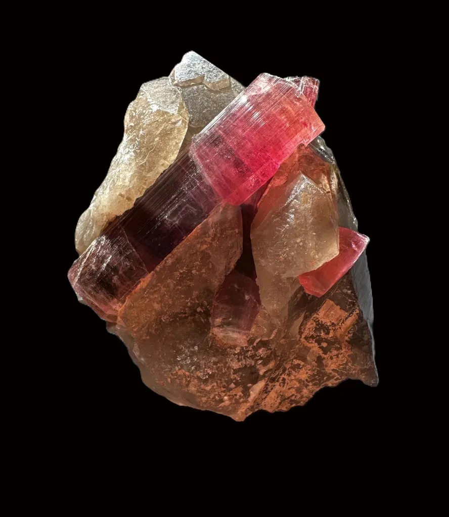 Tourmaline from USA, California, San Diego County, Himalaya Mine image