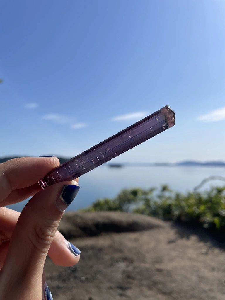 Tourmaline from Violet Pocket, Pederneira mine, São José da Safira, Minas Gerais, Brazil image