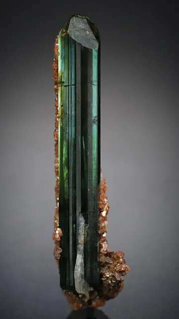 Tourmaline group with Lepidolite and Albite var. Cleavelandite