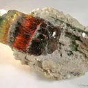 Tourmaline in Cast Of Cookeite After Tourmaline - image 1