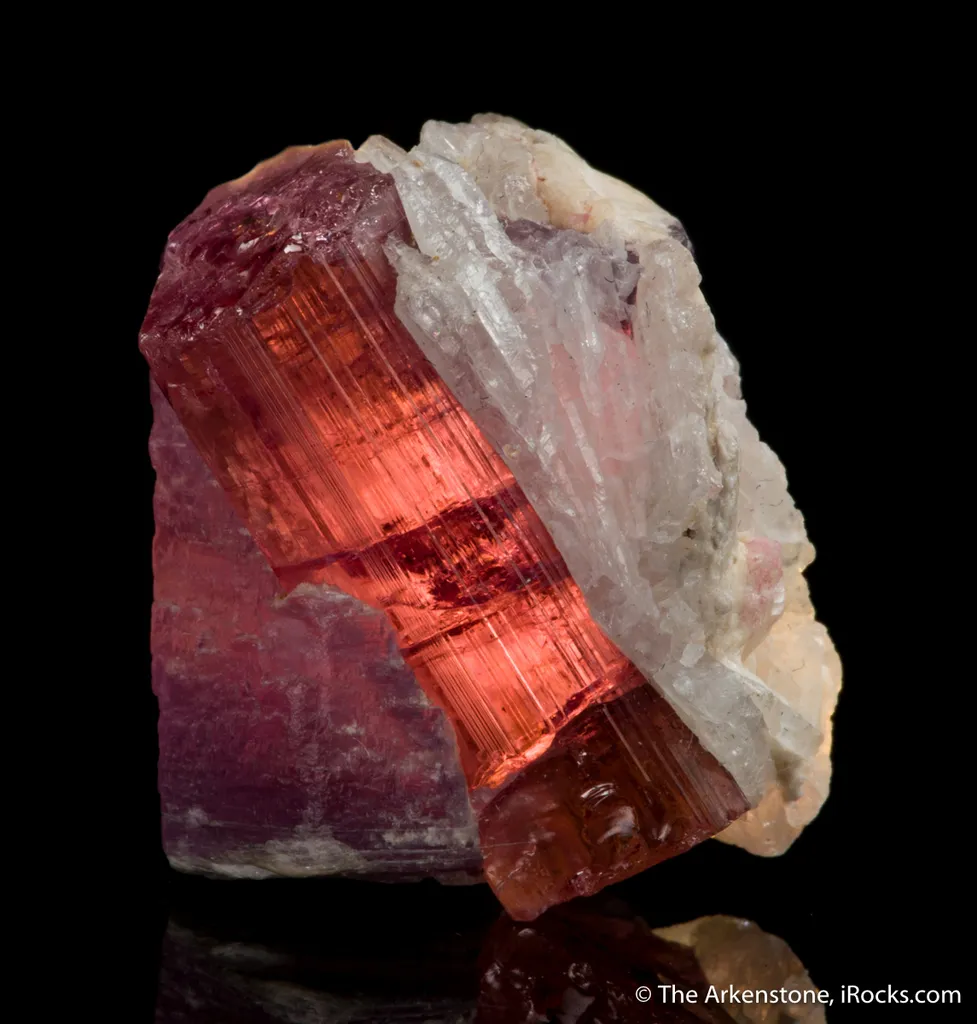 Tourmaline in gem Lepidolite - image 7