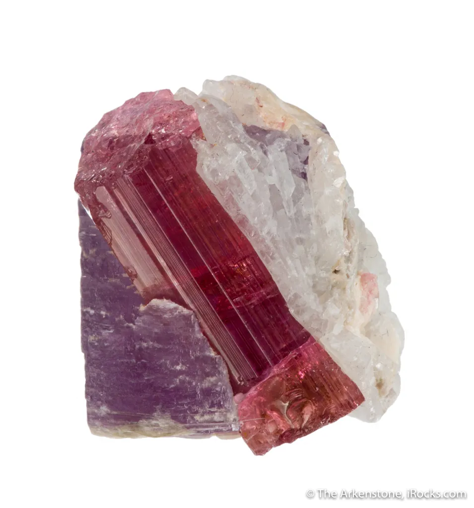 Tourmaline in gem Lepidolite - image 3