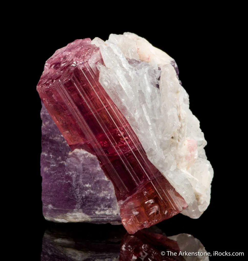 Tourmaline in gem Lepidolite - image 5