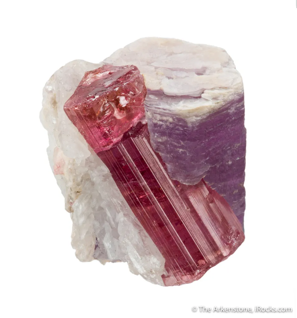 Tourmaline in gem Lepidolite image