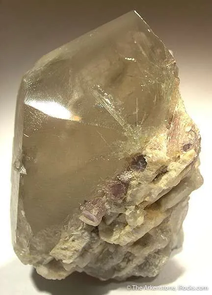 Tourmaline in Quartz (Ex. Scripps) image