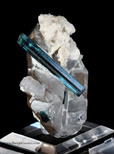 Tourmaline Indicolite - Quartz - image 3