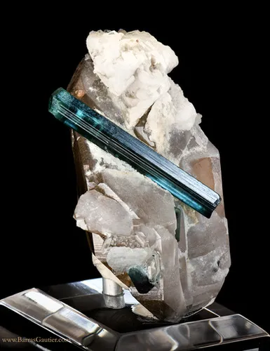 Tourmaline Indicolite - Quartz - image 2
