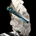 Tourmaline Indicolite - Quartz - image 2