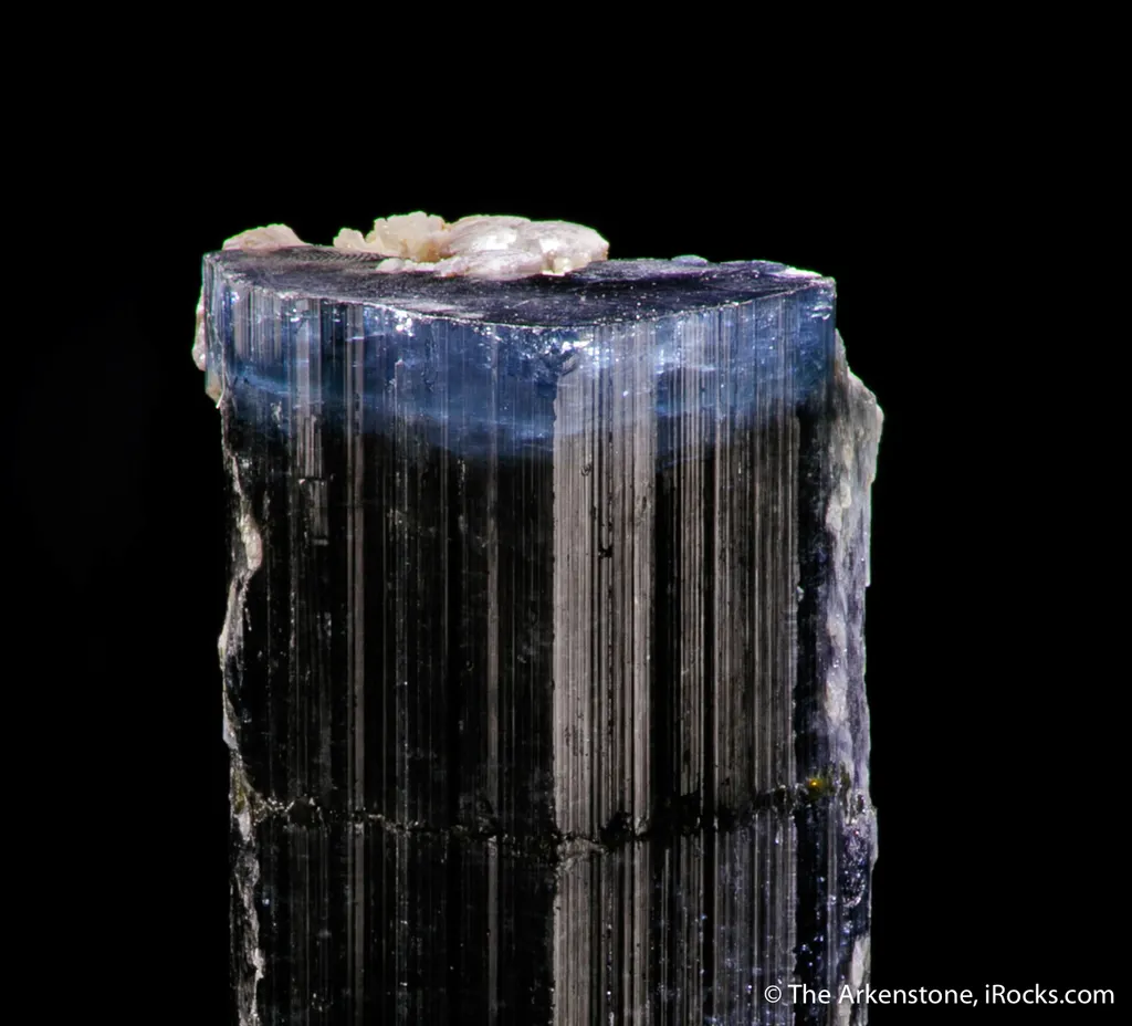 Tourmaline (Indicolite) with Lepidolite image