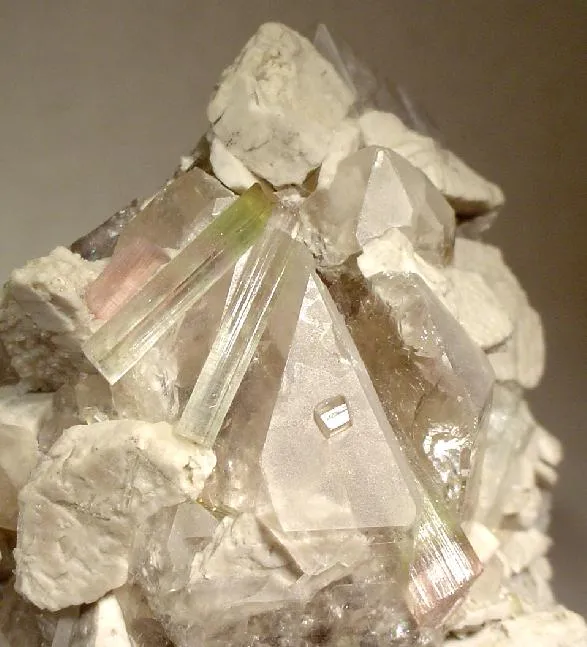 Tourmaline, Microcline, Quartz image