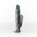 Tourmaline on Albite - image 1