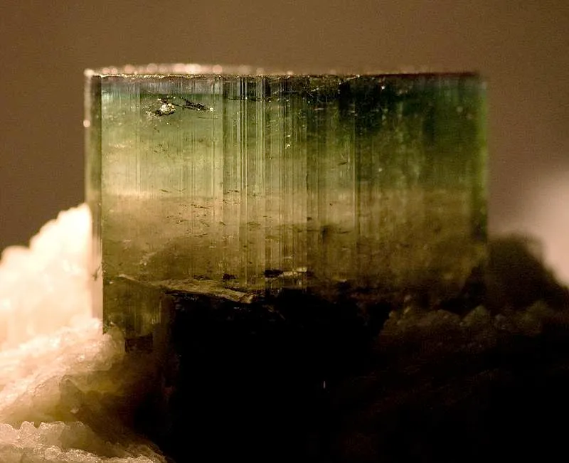 Tourmaline on Albite image