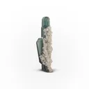 Tourmaline on Albite - image 2