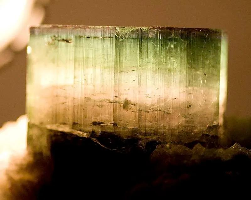 Tourmaline on Albite - image 3
