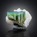 Tourmaline on Albite from Afghanistan - image 1