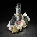 Tourmaline on Apatite - image 1