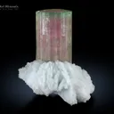 Tourmaline on Cleavelandite from Afghanistan - image 2