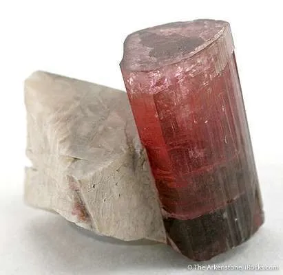 Tourmaline on Feldspar image