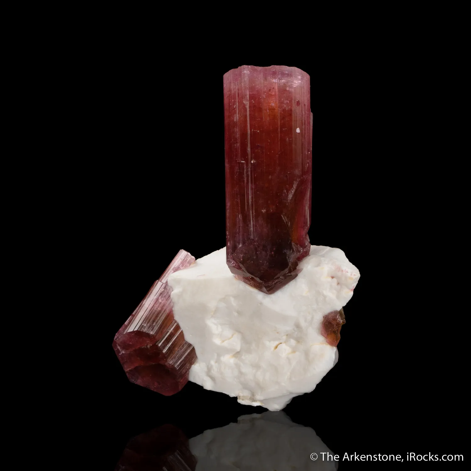 Tourmaline on Feldspar - image 4