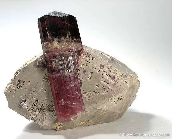 Tourmaline on Feldspar - image 1