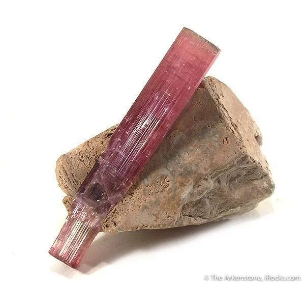 Tourmaline on Feldspar image