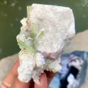 Tourmaline on Feldspar from Pakistan - image 4