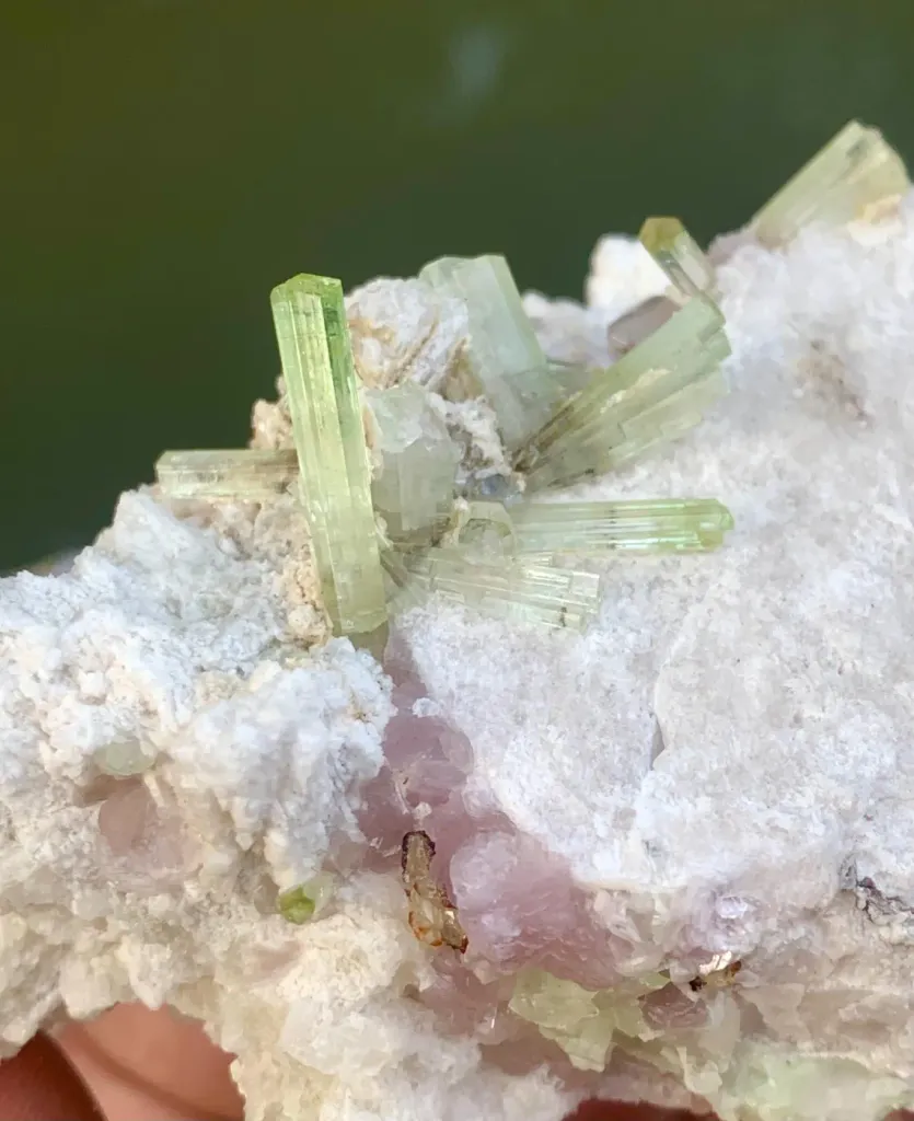 Tourmaline on Feldspar from Pakistan - image 7