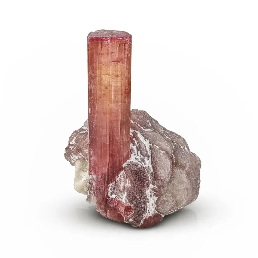 Tourmaline on Lepidolite image