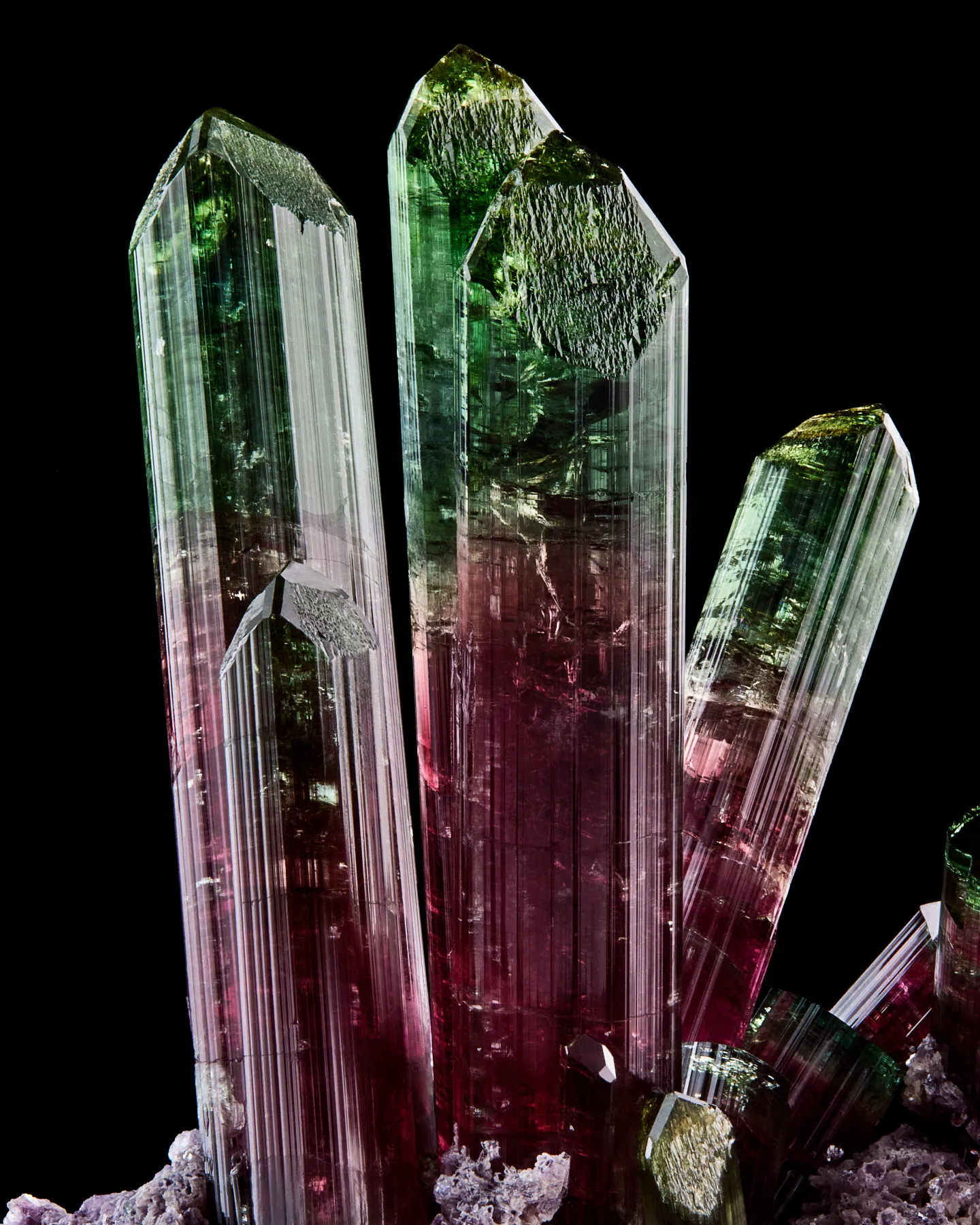 Tourmaline on Lepidolite - image 2