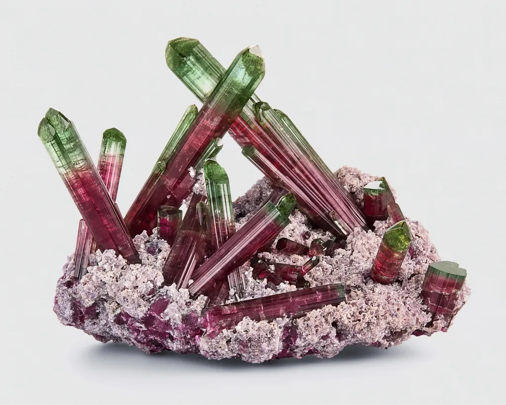 Tourmaline on Lepidolite image