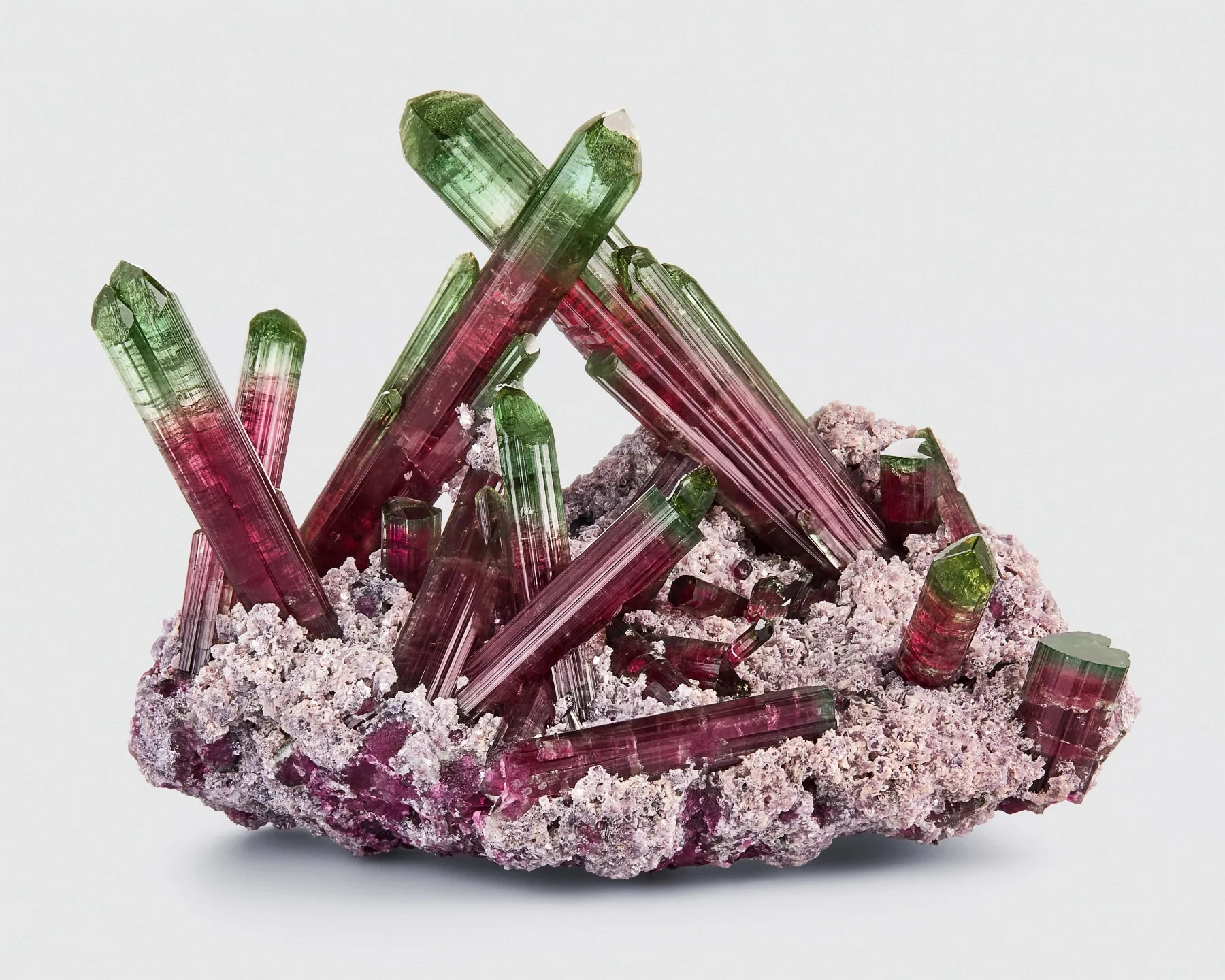 Tourmaline on Lepidolite - image 1