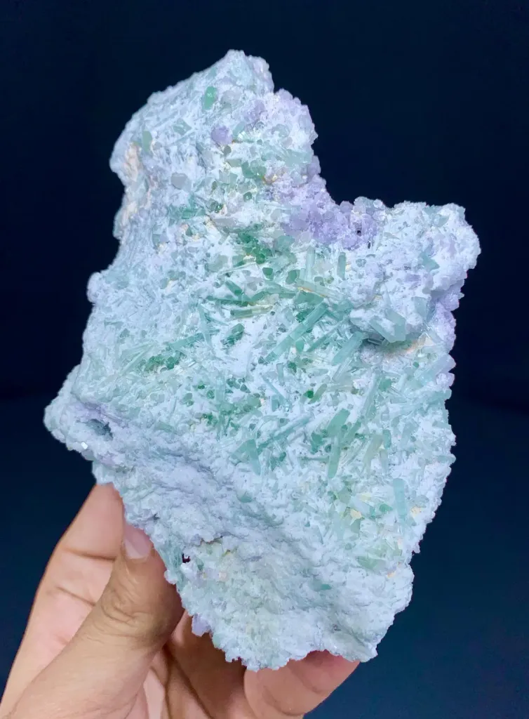 Tourmaline on Lepidolite from Afghanistan - image 4