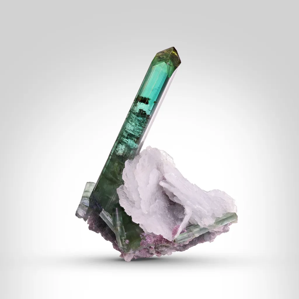 Tourmaline on matrix image