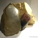 Tourmaline on Microline and Quartz - image 1