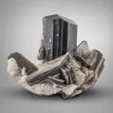 Tourmaline on Muscovite - image 1