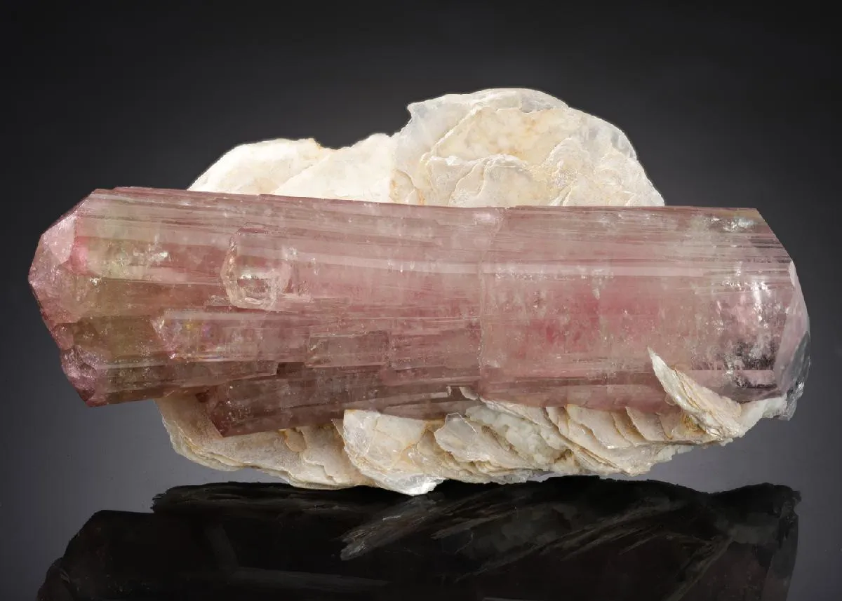 Tourmaline on Muscovite - image 1