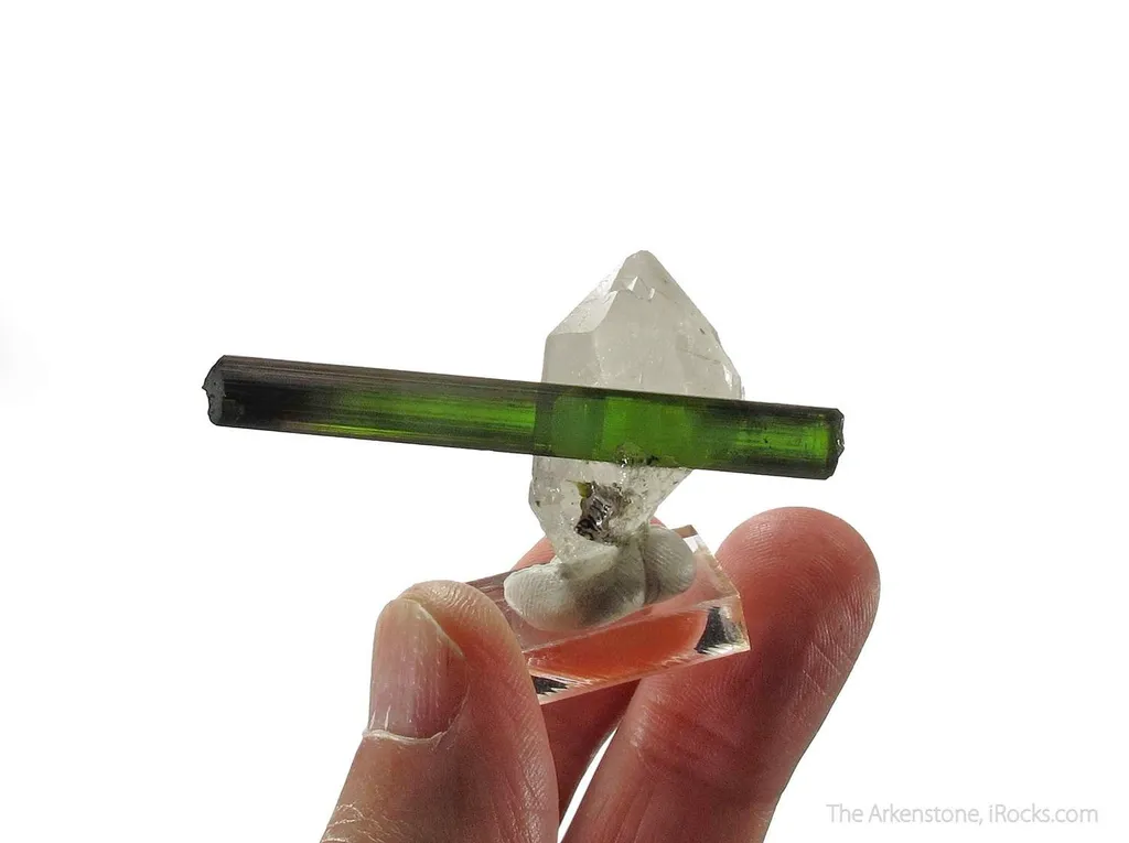 Tourmaline on Quartz - image 2